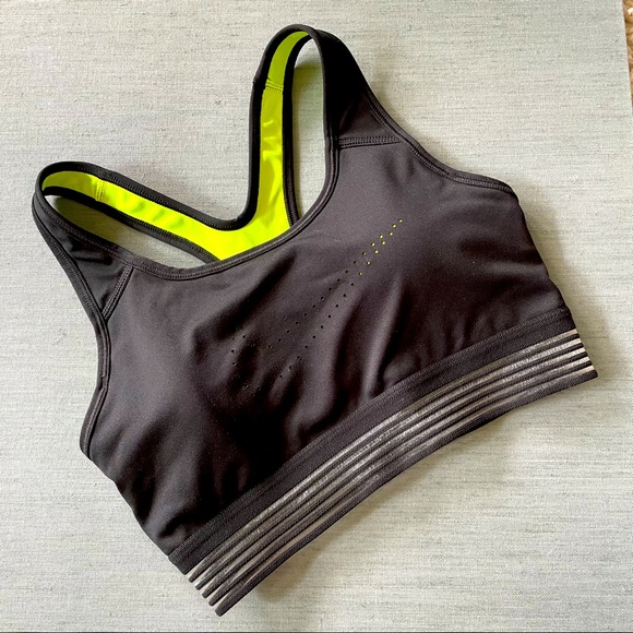 Nike Other - Nike Dri-fit Sports Bra -black Neon yellow/green S